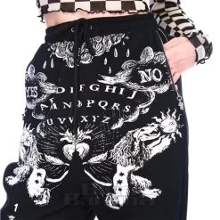 Jawbreaker Ouija Board Joggers (Black) 15 Jawbreaker Ouija Board Joggers (Black) -Unique Clothing&Accessories 147273 f