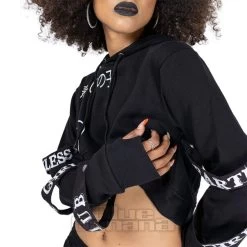 Heartless Sad Girl Club Hoodie (Black) -Unique Clothing&Accessories 148632 f