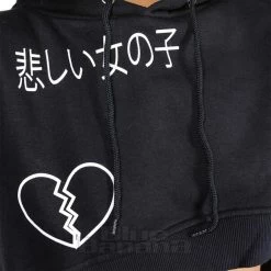 Heartless Sad Girl Club Hoodie (Black) -Unique Clothing&Accessories 148632 g