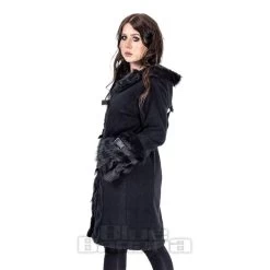 Poizen Industries Circle Coat (Black) -Unique Clothing&Accessories 148642 c