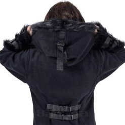 Poizen Industries Circle Coat (Black) -Unique Clothing&Accessories 148642 g