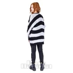 Heartless In A Daze Cardigan (Black/White) -Unique Clothing&Accessories 148647 e