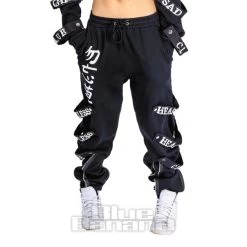 Heartless Sad Girl Club Joggers (Black)