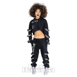 Heartless Sad Girl Club Joggers (Black) -Unique Clothing&Accessories 148674 b