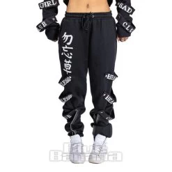 Heartless Sad Girl Club Joggers (Black) -Unique Clothing&Accessories 148674 f