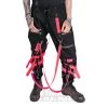 Poizen Industries Lucid Trousers (Black/Pink) -Unique Clothing&Accessories 148748
