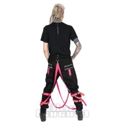 Poizen Industries Lucid Trousers (Black/Pink) -Unique Clothing&Accessories 148748 f