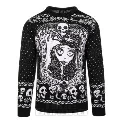 Corpse Bride Skulls Knit Jumper (Black)