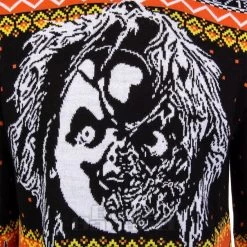 Child's Play Chucky Knit Jumper (Black/Orange) -Unique Clothing&Accessories 149156 b