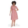Banned Cherry Check Dress (Red) -Unique Clothing&Accessories 17bb6a844701a4b2636a5123580d 151929
