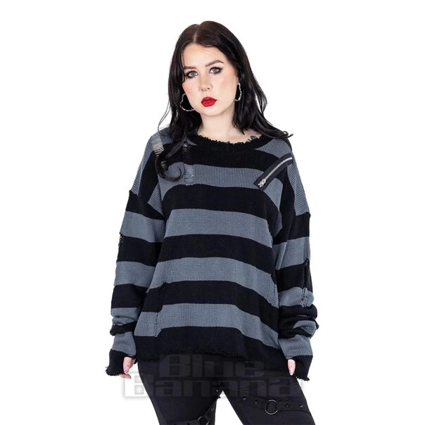 Heartless Your Worst Nightmare Jumper (Black/Grey) 3 Heartless Your Worst Nightmare Jumper (Black/Grey)