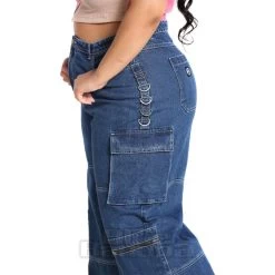 Hell Bunny Cameron Jeans (Blue) -Unique Clothing&Accessories 1c383e9c0ddfc62357c31ca4f32a