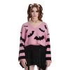 Banned Annabelle Bats Jumper (Black/Pink) 2 Banned Annabelle Bats Jumper (Black/Pink) -Unique Clothing&Accessories 1e0dc9a1b708bee90591734c2546