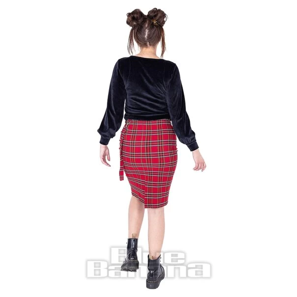 Heartless Kohko Tartan Skirt (Red) 7 Heartless Kohko Tartan Skirt (Red) - Image 5