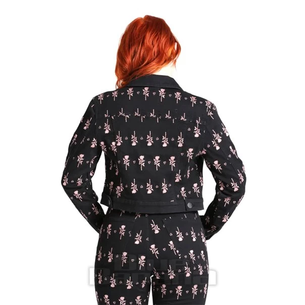 Hell Bunny The Lover Jacket (Black) 4 Hell Bunny The Lover Jacket (Black) - Image 2