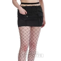 Banned Eudora Pin Stripe Skirt (Black) -Unique Clothing&Accessories 20ee2524d24e79172046cd2da3a9