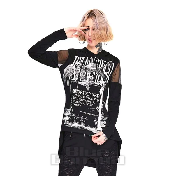 Jawbreaker Little Deamon Long Sleeve Hoodie (Black) 3 Jawbreaker Little Deamon Long Sleeve Hoodie (Black)