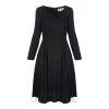 Bleeding Heart Black Dress (Black)