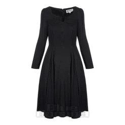 Bleeding Heart Black Dress (Black)