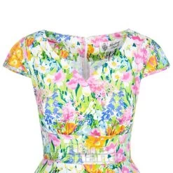 Bleeding Heart Floral Short Sleeve Dress (Multicoloured) -Unique Clothing&Accessories 25f4bd60d161bc96ede656cb6c1e 152065 c