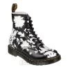 Dr. Martens Dr Martens 1460 Phantom Flower Boots (Black/White) -Unique Clothing&Accessories 27457df8121507ca85fb7e0de40d