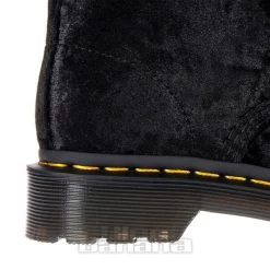 Dr. Martens Dr Martens 1460 Vegan Crushed Velvet Boots (Black) -Unique Clothing&Accessories 278e6bebd9256a22c63f353b43d0