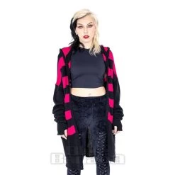 Heartless Willa Striped Cardigan (Black/Pink) -Unique Clothing&Accessories 2af60e9aa4e08c674c6ce978a0e9 151786 c