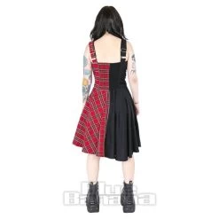 Heartless Dione Tartan Split Dress (Black/Red) -Unique Clothing&Accessories 2cac2e7934bf8310be319e99dc40 151893 a