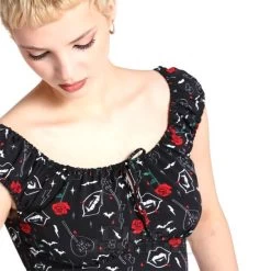 Hell Bunny Lilith Mini Dress (Black) -Unique Clothing&Accessories 311ade64202d473759c88324069b