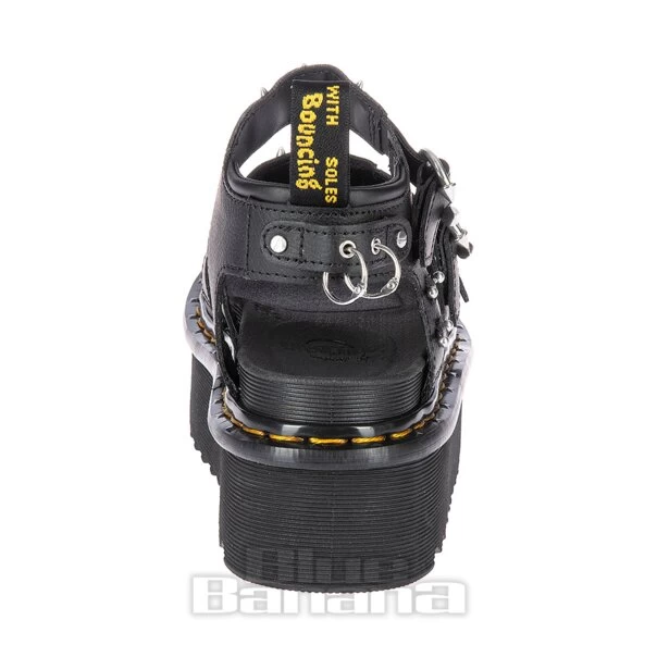 Dr. Martens Dr Martens Blaire Quad Hardware Pierced Sandals (Black) 5 Dr. Martens Dr Martens Blaire Quad Hardware Pierced Sandals (Black) - Image 3