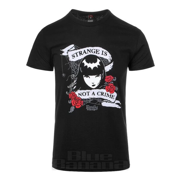 Emily The Strange Crime T-Shirt (Black) 3 Emily The Strange Crime T-Shirt (Black)