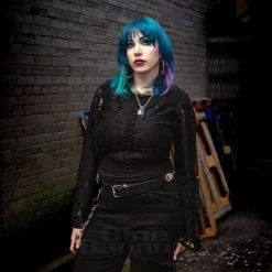 Jawbreaker Lace Cardigan (Black) -Unique Clothing&Accessories 37a733f4fd9d914abde1cb93e49a lace black cardigan