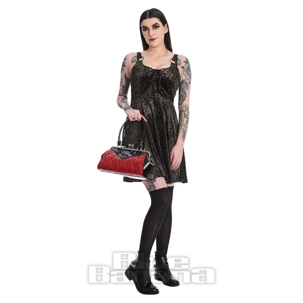 Banned Vixen Leopard Print Dress (Black) 4 Banned Vixen Leopard Print Dress (Black) - Image 2