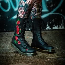 Dr. Martens Dr Martens 1914 Vonda Boots (Black/Red) 10 Dr. Martens Dr Martens 1914 Vonda Boots (Black/Red) -Unique Clothing&Accessories 39985b719c4dc10649c5e8d9deca dm 1914 vonda boot