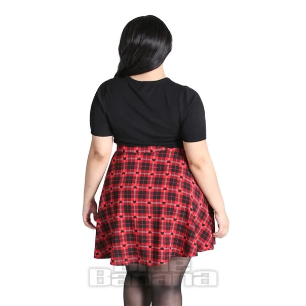 Hell Bunny Date Night Skirt (Red/Black) 8 Hell Bunny Date Night Skirt (Red/Black) - Image 6