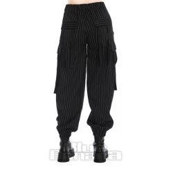Banned Everlee Pin Stripe Trousers (Black) -Unique Clothing&Accessories 3fc2b13c78569270833f5541447e