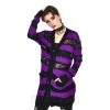 Jawbreaker Lace Stripe Cardigan (Purple) -Unique Clothing&Accessories 40194c36caea795ccb96363e8e2c 150611