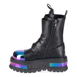 KOI FOOTWEAR Koi Cosmic Fire Platform Boots (Black) -Unique Clothing&Accessories 409348cf3f2d0a0c2f6197606dc7 153337 c