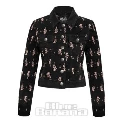 Hell Bunny The Lover Jacket (Black) 13 Hell Bunny The Lover Jacket (Black) -Unique Clothing&Accessories 4181e2356710b39c9f5d9f60b8a8