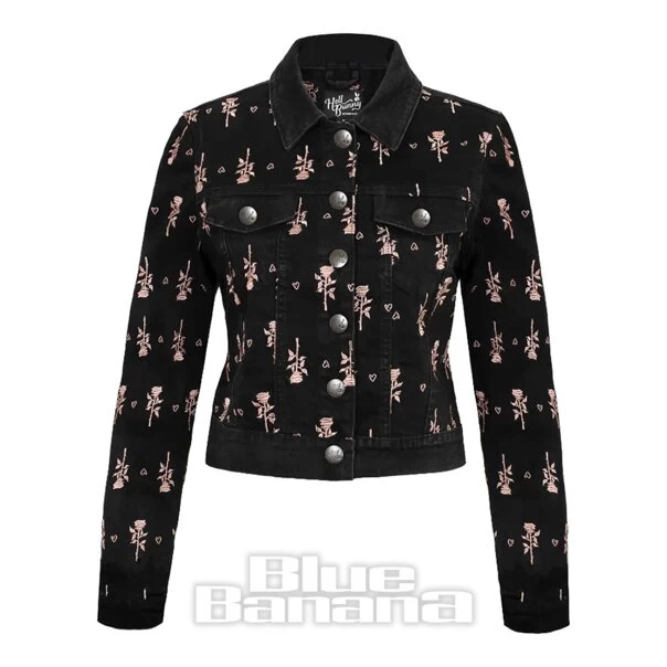 Hell Bunny The Lover Jacket (Black) 7 Hell Bunny The Lover Jacket (Black) - Image 5