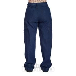 Banned Wide Leg Denim Trousers (Blue) -Unique Clothing&Accessories 42753c772c72f0f03f6e9d418c63