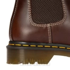 Dr. Martens Dr Martens 2976 Leonore Classic Faux Fur Boots (Dark Brown) -Unique Clothing&Accessories 43cf204b6a8925e02d8f3a2a0f99