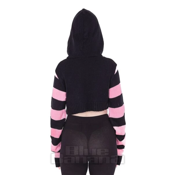 Cupcake Cult Cute Kitty Hoodie (Black/Pink) 7 Cupcake Cult Cute Kitty Hoodie (Black/Pink) - Image 5