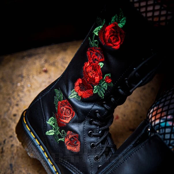 Dr. Martens Dr Martens 1914 Vonda Boots (Black/Red) 5 Dr. Martens Dr Martens 1914 Vonda Boots (Black/Red) - Image 3