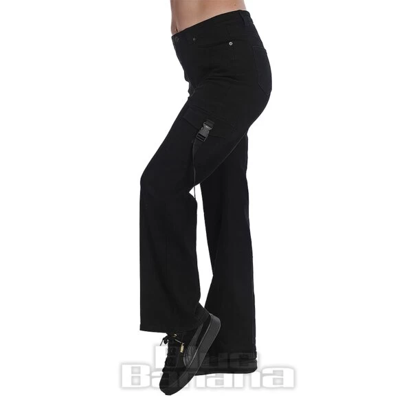 Banned Draven Wide Leg Trousers (Black) 3 Banned Draven Wide Leg Trousers (Black) - Image 2