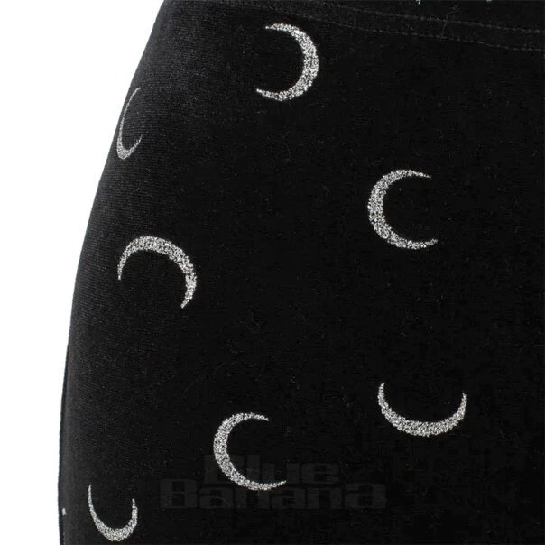 Hell Bunny Misty Moon Trousers (Black) 8 Hell Bunny Misty Moon Trousers (Black) - Image 6
