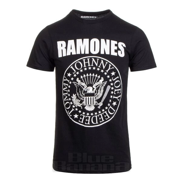 Official Ramones Seal T-Shirt (Black) 3 Official Ramones Seal T-Shirt (Black)