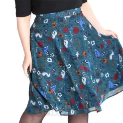 Hell Bunny Sianna Chiffon Skirt (Teal Blue) 17 Hell Bunny Sianna Chiffon Skirt (Teal Blue) -Unique Clothing&Accessories 49768a7419855ec0efe0dc657da1