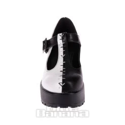 KOI FOOTWEAR Koi Dead Or Alive Shoes (White/Black) -Unique Clothing&Accessories 4cc7d3d66d3ac2f1be4278edebec