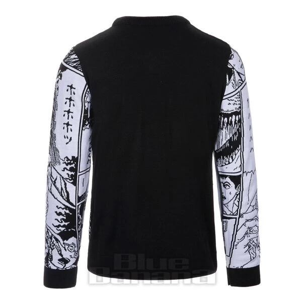 Junji Ito Smile Jumper (Black/White) 4 Junji Ito Smile Jumper (Black/White) - Image 2